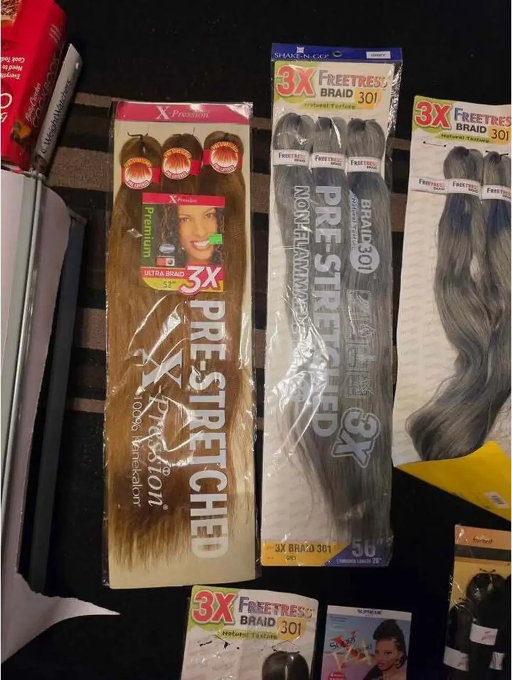 Assorted hair